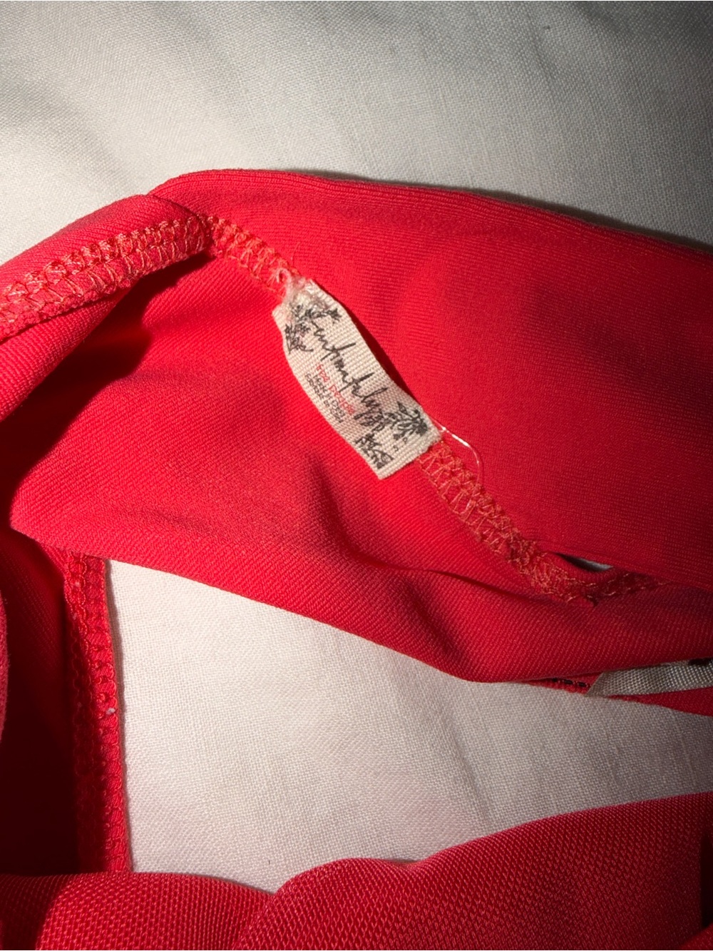Intimately Free People "Oh She's Strappy" Bodysuit in Red - Picture 3 of 3